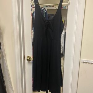 Black fit & flare dress